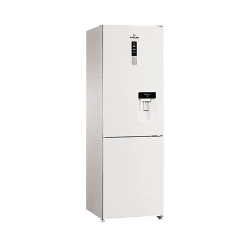 Refrigerateur Raylan 410L combine blanc avec distributeur